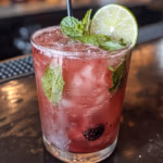 Blackberry Mint Mojito Mocktail with Lime so good